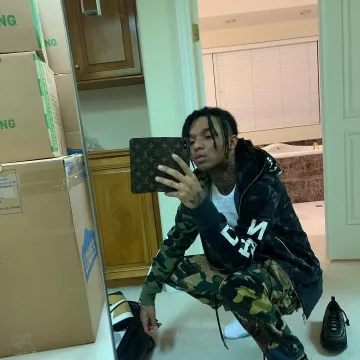 Les Sneakers Jordan 1 Retro High Rookie del Año de Swae Lee sur le compte instagram de @swaelee