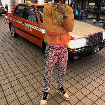 Les Sneakers Jordan 1 Retro High Rookie del Año de Swae Lee sur le compte instagram de @swaelee