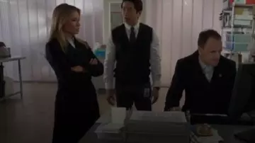 Marissa Webb Feria Coat worn by Dr. Joan Watson (Lucy Liu) in Elementary (Season 07 Episode 11)
