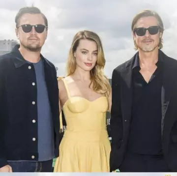 Garrett Leight Men's Calabar 49 Acetate Sunglasses worn by Brad Pitt Once Upon a Time Photocall in Berlin August 1, 2019