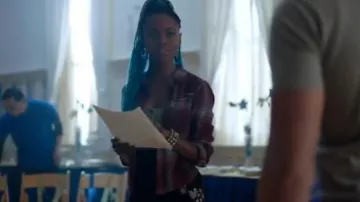 Black Denim Skirt worn by Josie McCoy (Ashleigh Murray) in Riverdale Season 1 Episode 13