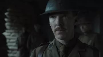 Casco británico WW1 usado por Benedict Cumberbatch en 1917