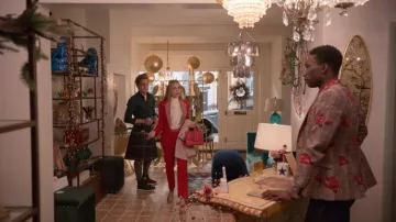 Jimmy Choo  Sadira 100 snakeskin pumps worn by Ainsley (Rebecca Rittenhouse) in Four Weddings and a Funeral (Season 01 Episode 02)