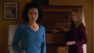 Maje Renitia Tweed Shirtdress worn by Gemma (Zoe Boyle) in Four Weddings and a Funeral (Season 01 Episode 02)