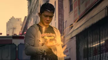 Kungfoodie Street Fusion T-shirt worn by Kai Jin (Iko Uwais) in Wu Assassins (Season 1)
