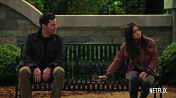 The velvet jacket pink Nick (Siena Agudong) in The secret of Nick