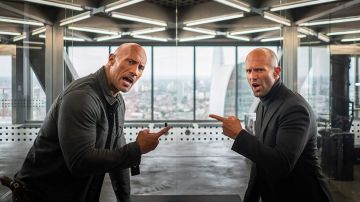 Gris foncé Costume porté par Shaw (Jason Statham) dans Fast & Furious Présente: Hobbs & Shaw