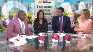 Eliza J Black Polka Dot Jumpsuit worn by Sheinelle Jones on Today AUGUST 6, 2019