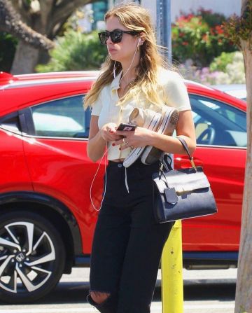 Converse Chuck Taylor High Top Sneaker worn by Ashley Benson Studio City August 6, 2019 on @ashleybenson