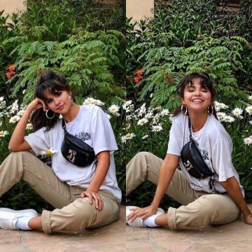 Les boucles d'oreilles portées par Selena Gomez sur son compte Instagram @selenagomez