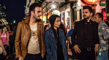 Le blouson en cuir marron porté par Cassidy (Joe Gilgun) dans The Preacher