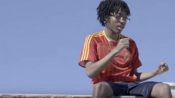 Adidas Youth Home Spain Jersey worn by Lil Tecca in Lil Tecca - Ransom (Dir. by @_ColeBennett_)