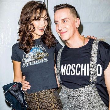 Tee Harley Davidson worn by Bella Hadid on @bellahadid