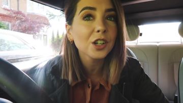 Earrings hoop earrings gold-plated Zoella (Zoe Suggested) in his YouTube video LAST DAYS & LONDON DAYS | VLOG