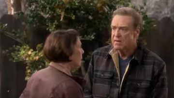 V-Neck T-Shirt T-Shirt Navy Blue worn by John Goodman in The Conners (Season 2)