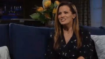 Equipment Anitone Black Wrap Dress worn by Chelsea Lawson (Melissa Claire Egan) in The Young and the Restless August 8, 2019