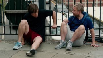 Nike Grey Running Shoes worn by Charlie (Martin Freeman) in Ode to Joy