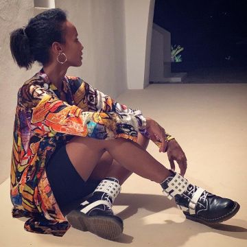 Ankle boots Dr Martens 1490 Joska Stud Sonia Rolland on his account Instagram @soniarolland