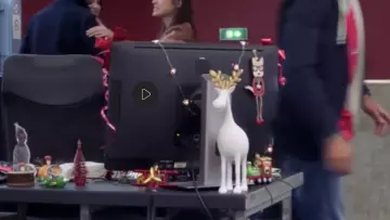 The reindeer Christmas decoration Georges (Mahel Elhajaoui) in Tomorrow belongs to us