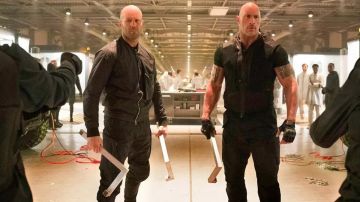 La veste bomber à larges poches portée par Shaw (Jason Statham) dans Fast & Furious : Hobbs & Shaw