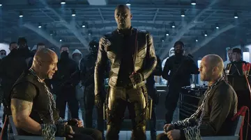 Le blouson en cuir porté par Brixton (Idris Elba) dans Fast & Furious Presents: Hobbs & Shaw