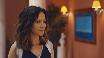 Le Débardeur droit avec bandes métallisées de Samia Nasri (Fabienne Carat) dans Plus belle la vie