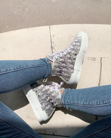 Les Sneaker Dior de Marie Bnz sur le compte Instagram de @mariebnnz