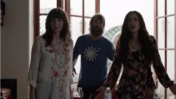 White Embroidered Tunic worn by Gail Klosterman (Mary Steenburgen) in The Last Man on Earth (Season 04 Episode 11)