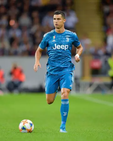 Juventus Blue Jersey worn by Cristiano Ronaldo on his Instagram account @cristiano
