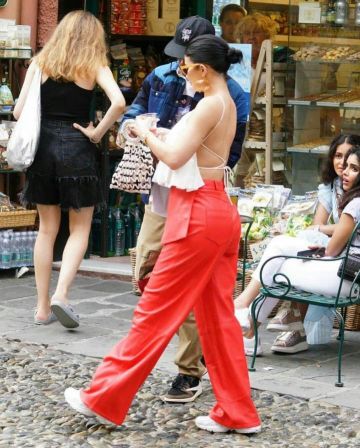 Nike Air Jordon Low x Travis Scott Black worn by Travis Scott Portofino August 12, 2019