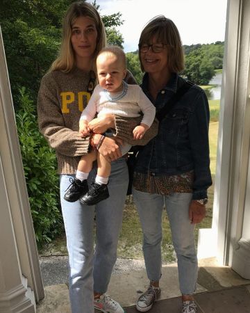 Casual Denim Pantalon porté par Veronika Heilbrunner sur @veronikaheilbrunner
