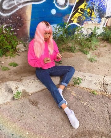 Vans Slip On worn by Chlowe on @chlowelaterreur