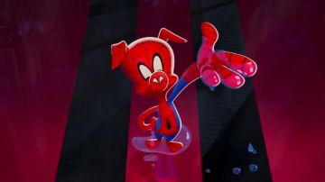 The costume of Peter Porker / Spider-Ham in Spider-Man: New Generation
