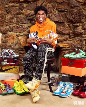 Sneakers Nike LeBron X Cutting Jade Josh Christopher on the account Instagram of @slamkicks