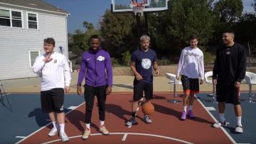 The Sneakers Nike Kobe A. D. Purple Stardust of TD in EPIC BASKETBALL OBSTACLE COURSE SKILLS CHALLENGE!