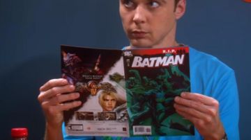 The comic reads Sheldon Cooper (Jim Parsons) in The Big Bang Theory (Season 02 Episode 06)