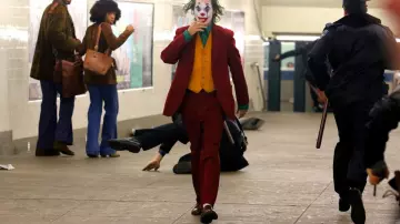 Brown Suede Leather Shoes worn by Arthur Fleck / Joker (Joaquin Phoenix) in Joker