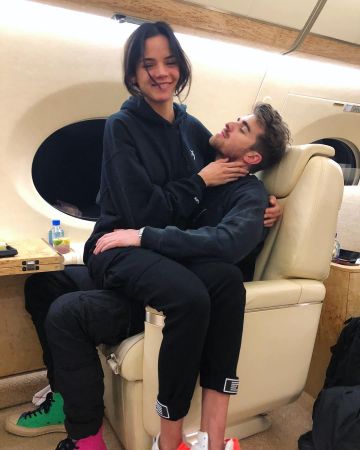 Sneakers Converse Chuck Taylor All-Star 70s Hi JW Anderson Felt Fuchsia Purple Island Green of Andrew Taggart on the account Instagram of @drewtaggart