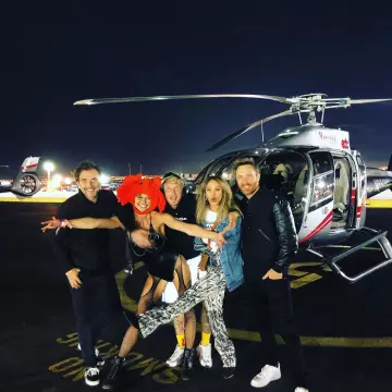 La veste bomber noir de David guetta sur le compte Instagram de @davidguetta