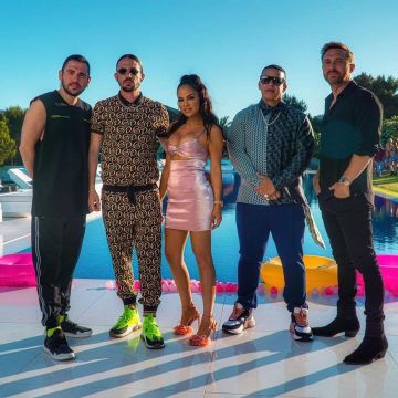 Le Jean Skinny noir de David Guetta sur le compte Instagram de @davidguetta