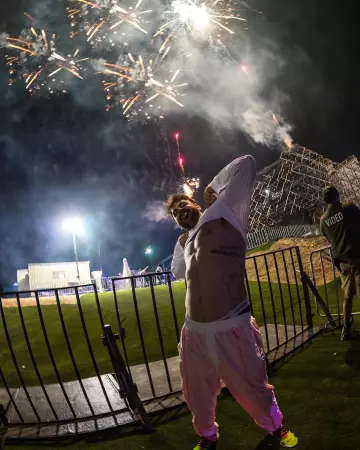 Sneakers Nike Air Presto Acronym Volt Alex Pall on the account Instagram of @alexpall