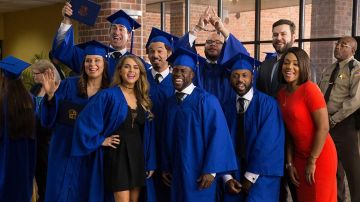 Graduation gown worn by Teddy (Kevin Hart) in Night School