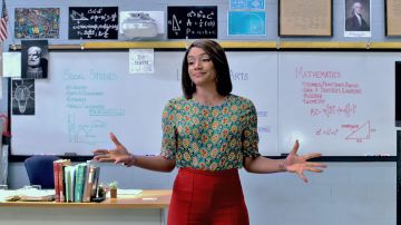 Epson Projector of Carrie (Tiffany Haddish) in Night School