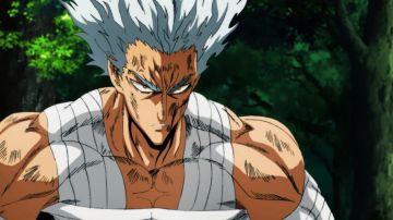 The wig of Garoh in One-Punch Man