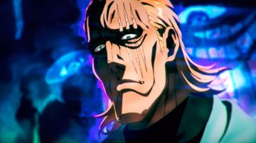 The cosplay of the King from One-Punch Man