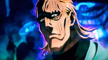 The cosplay of the King from One-Punch Man