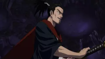 The cosplay of the Atomic Samurai in One-Punch Man