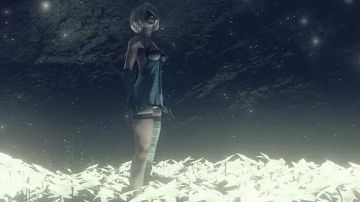 The cosplay Kaine of 2B of Yui Ishikawa in Denying it: Automata Review