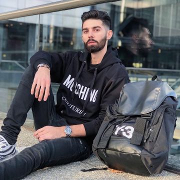 Le sac à dos Adidas porté par sostyle sur son compte Instagram @sostyle_off