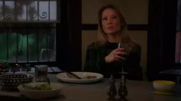 Bop Basics Tartan Plaid Sweater worn by Dr. Joan Watson (Lucy Liu) in Elementary (S07E13)